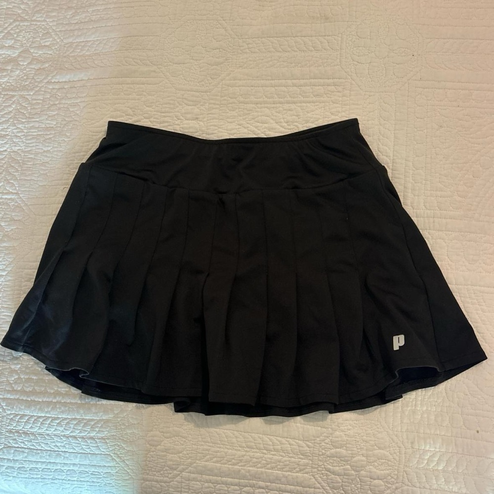 Women's Black Pleated Skirt